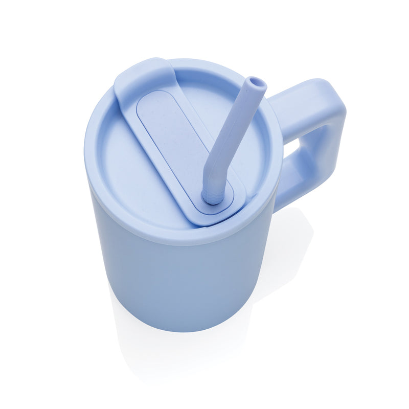 Load image into Gallery viewer, Recycled steel mug from XD Collection, 800ml capacity, RCS certified, durable drinkware with a sleek design.
