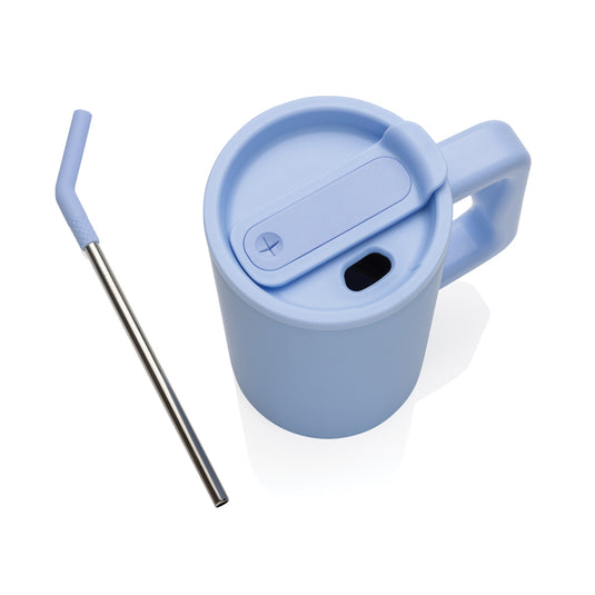 Recycled steel mug from XD Collection, 800ml capacity, eco-friendly drinkware with a sleek, durable design for everyday use.