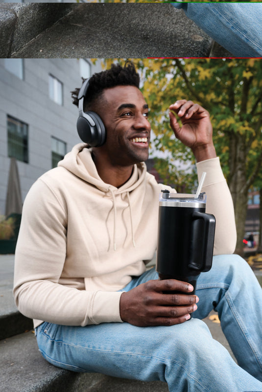 Peakflow RCS recycled steel tumbler 1200ML - Custom Wood Designs