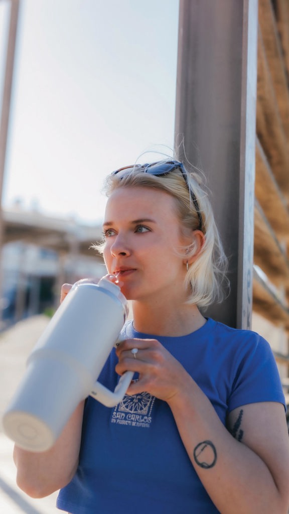 Load image into Gallery viewer, Peakflow RCS recycled steel tumbler 1200ML - Custom Wood Designs
