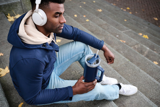 Peakflow RCS recycled steel tumbler 1200ML - Custom Wood Designs