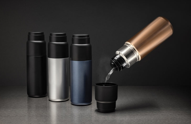Load image into Gallery viewer, Thermocup RCS recycled vacuum flask with cup 500ml - Custom Wood Designs
