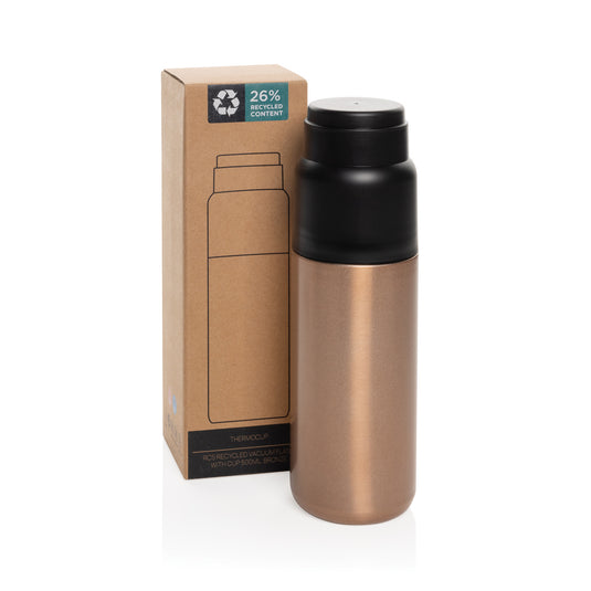 Thermocup RCS recycled vacuum flask with cup 500ml - Custom Wood Designs