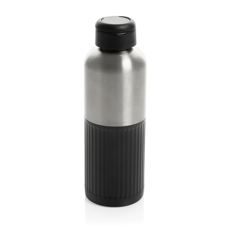 Load image into Gallery viewer, XD Xclusive Ripple RCS R-steel leakproof water bottle with handle, 750ML, showing sleek stainless steel design and secure lid.
