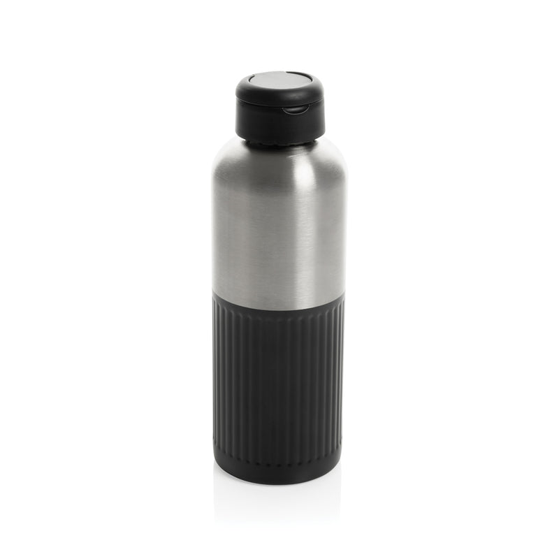 Load image into Gallery viewer, Ripple RCS R-steel leakproof water bottle with handle, 750ML, by XD Xclusive, shown with a sleek stainless steel design and secure lid.
