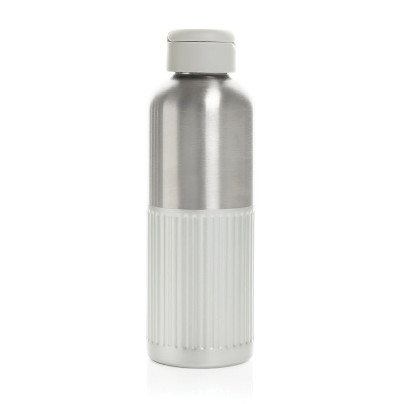 Load image into Gallery viewer, Ripple RCS R-steel leakproof water bottle with handle, 750ML, made by XD Xclusive, featuring a sleek stainless steel design and secure lid.
