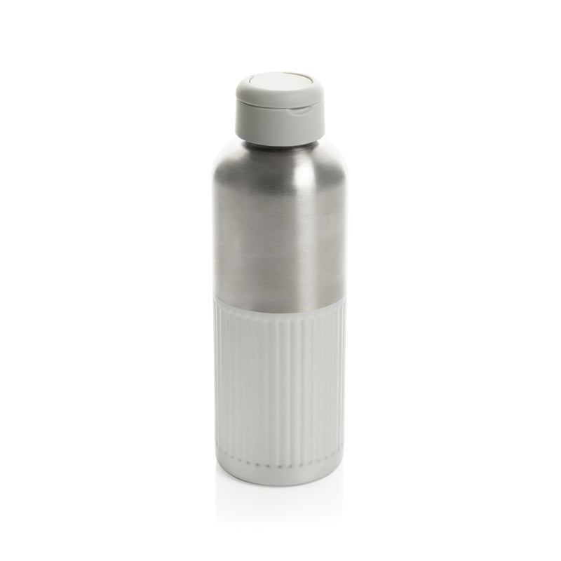 Load image into Gallery viewer, Ripple RCS R-steel leakproof water bottle with handle, 750ML, by XD Xclusive, featuring a sleek stainless steel design and secure lid.
