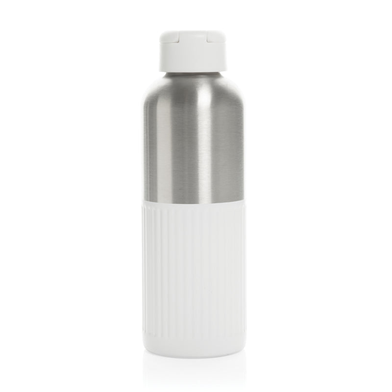 Load image into Gallery viewer, Ripple RCS R-steel leakproof water bottle with handle, 750ML, by XD Xclusive, shown with a sleek stainless steel design and secure lid.
