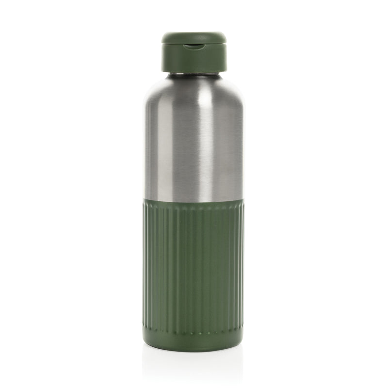 Load image into Gallery viewer, XD Xclusive Ripple RCS R-steel leakproof water bottle with handle, 750ML, featuring a sleek stainless steel design.
