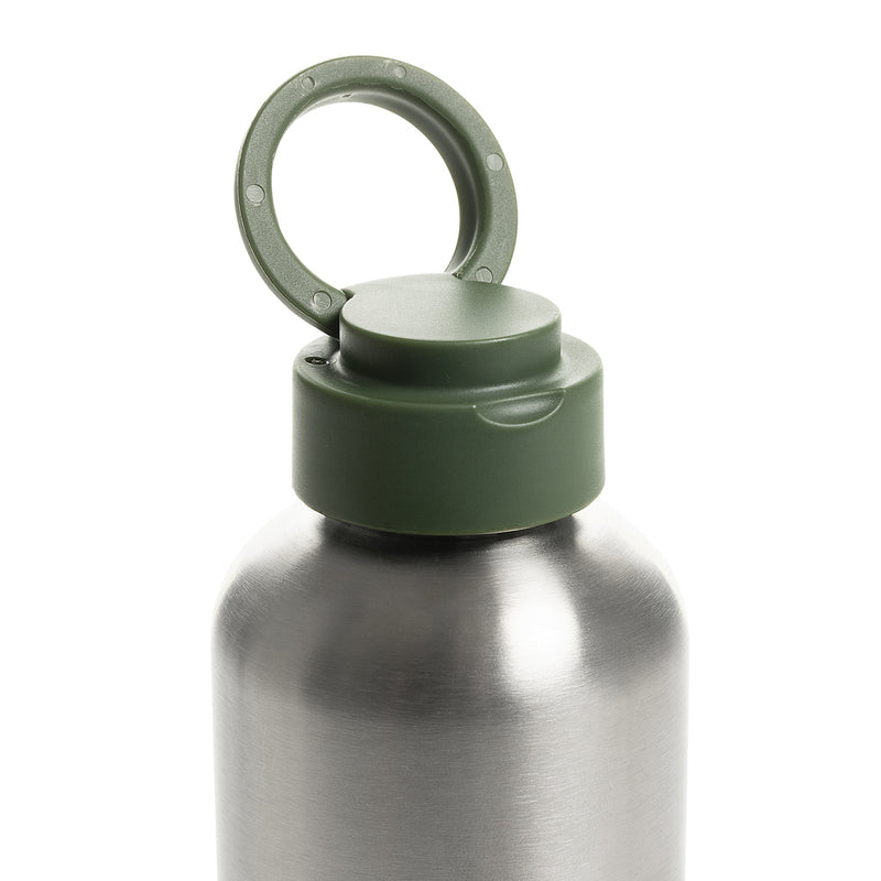 Load image into Gallery viewer, XD Xclusive Ripple RCS R-steel leakproof water bottle with handle, 750ML, in stainless steel with a sleek design and secure lid.
