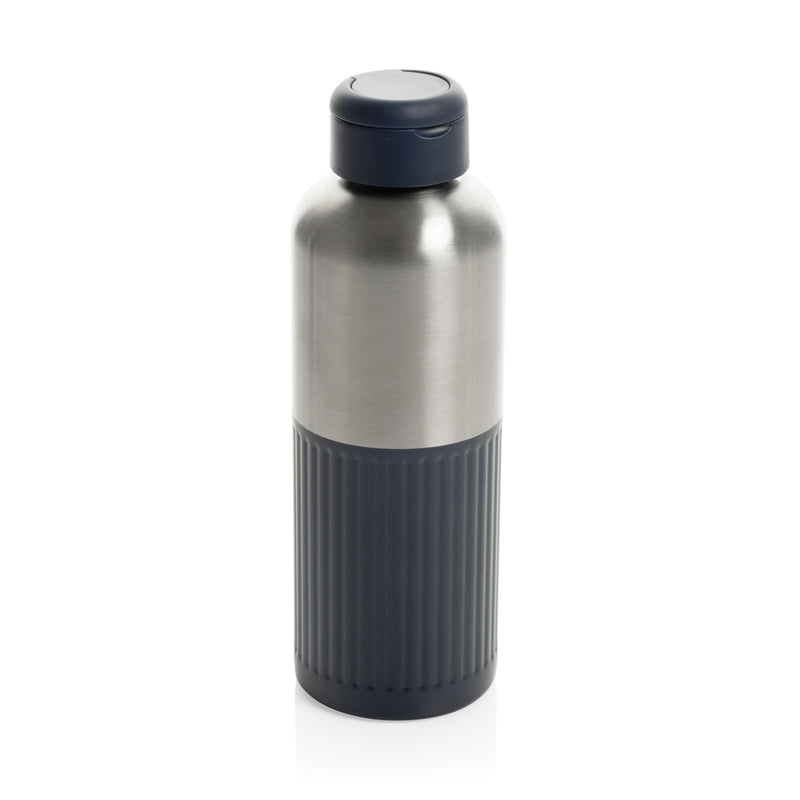 Load image into Gallery viewer, Ripple RCS R-steel leakproof water bottle with handle, 750ML, by XD Xclusive, shown with a sleek stainless steel design and secure lid.
