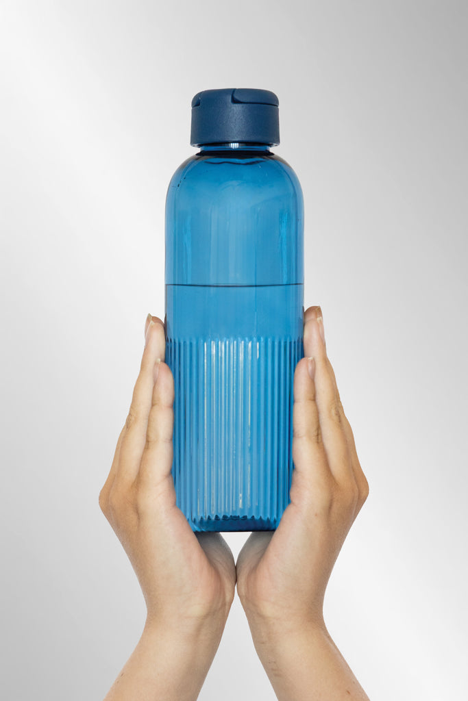 Load image into Gallery viewer, Ripple RCS RPET Leakproof water bottle with handle 750ML - Custom Wood Designs Ripple RCS RPET Leakproof water bottle with handle 750ML

