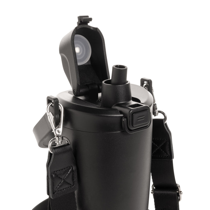 Load image into Gallery viewer, Avira Ayala RCS re-steel duosip lockable crossbody tumbler with stainless steel body and secure lid for on-the-go drinkware.
