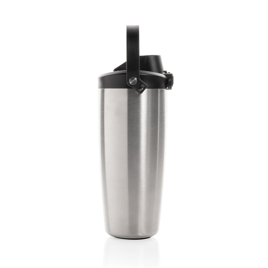 Avira Ayala RCS re-steel duosip lockable crossbody tumbler with spill-proof lid and stainless steel body, drinkware for on-the-go use