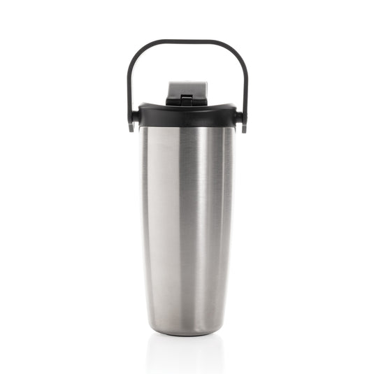 Avira Ayala RCS re-steel duosip lockable crossbody tumbler with lid, stainless steel drinkware for travel and daily use.