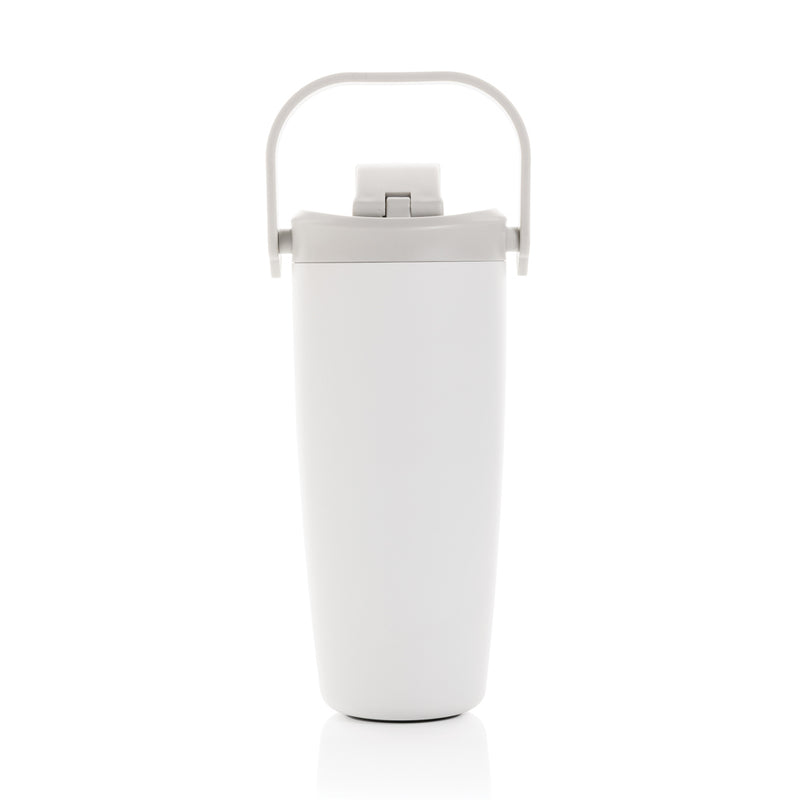 Load image into Gallery viewer, Avira Ayala RCS re-steel duosip lockable crossbody tumbler with stainless steel body and spill-proof lid for on-the-go drinking.
