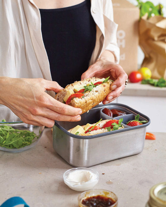 Black+Blum Stainless Steel Sandwich Box Large - Custom Wood Designs