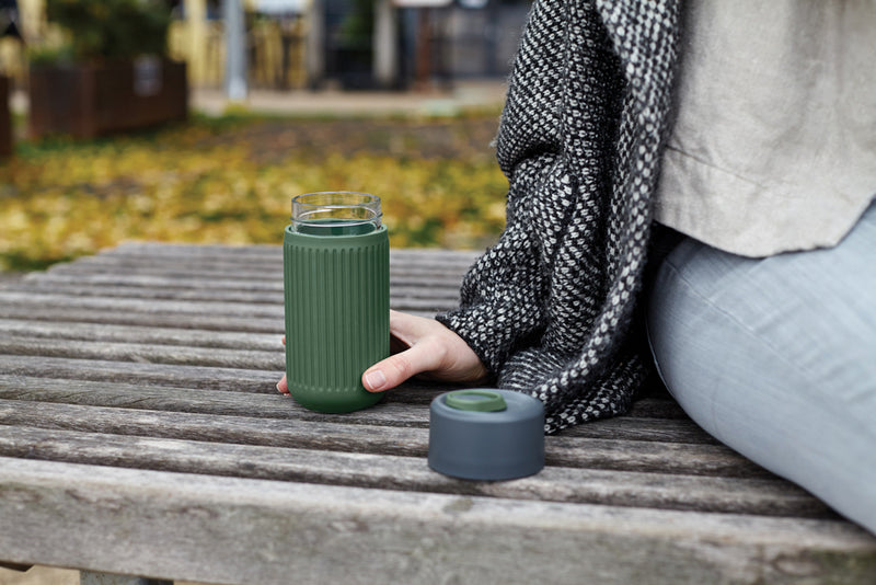 Load image into Gallery viewer, Black+Blum Glass Travel Cup 340ML
