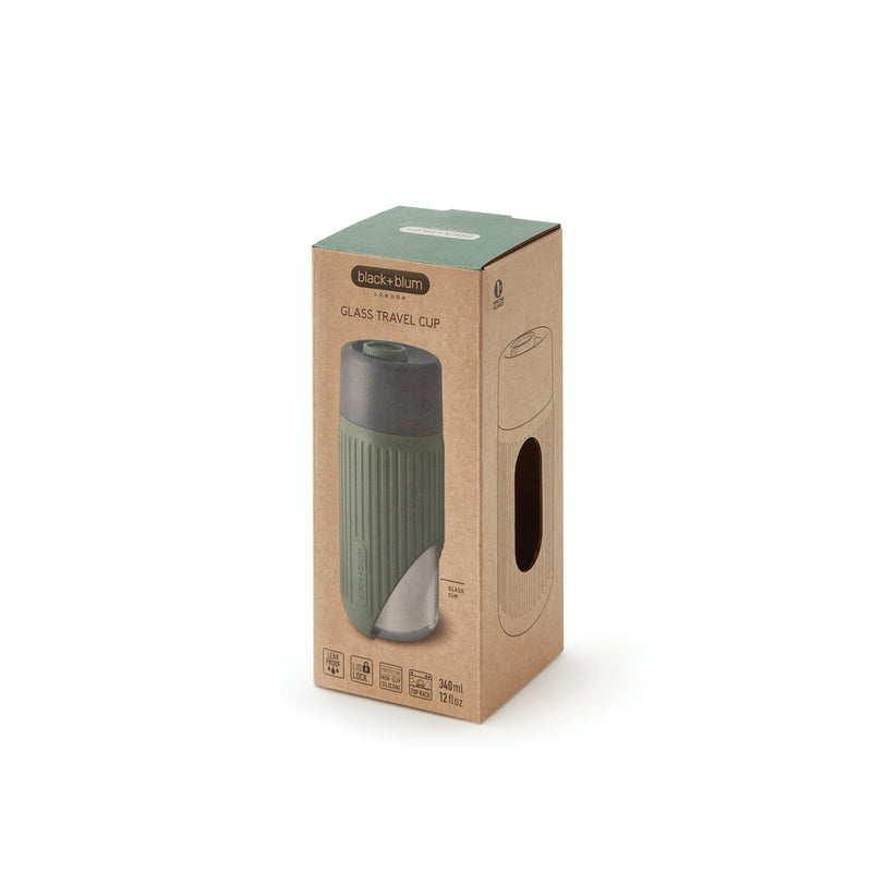 Load image into Gallery viewer, Black+Blum Glass Travel Cup 340ML
