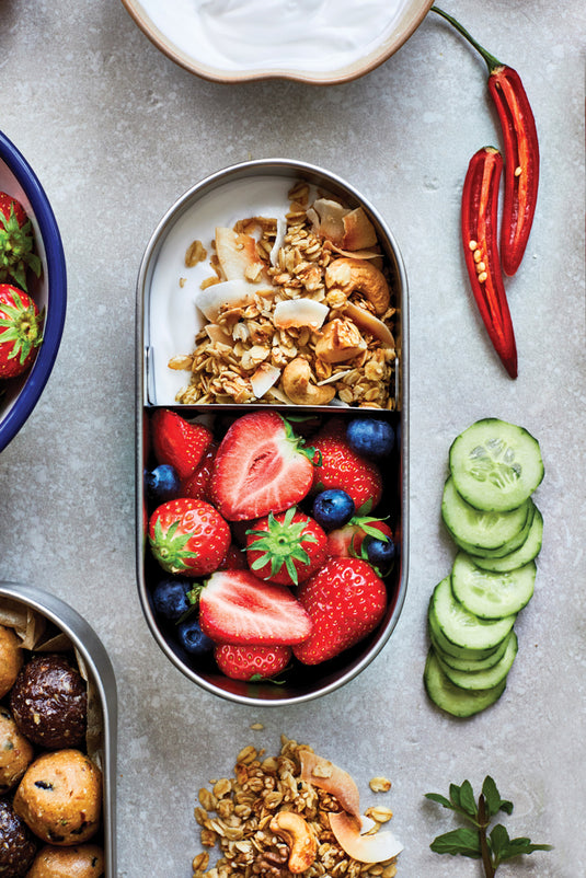 Stainless Steel Double Bento Box