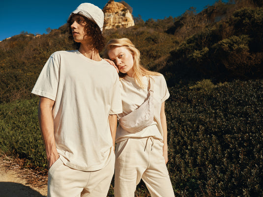 Impact Aware™ undyed 285 gsm rcanvas bucket hat by XD Collection, showcasing the one size, natural headwear with a wide brim.