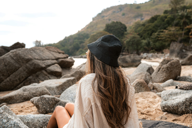 Load image into Gallery viewer, Impact Aware™ undyed 285 gsm rcanvas bucket hat by XD Collection, lightweight headwear with a natural, durable fabric finish.
