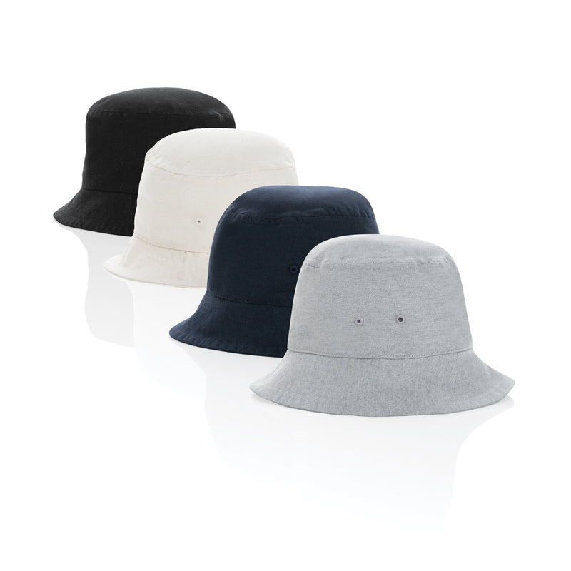 Load image into Gallery viewer, Impact Aware™ 285 gsm undyed canvas bucket hat by XD Collection, showcasing a natural, one-size headwear design.
