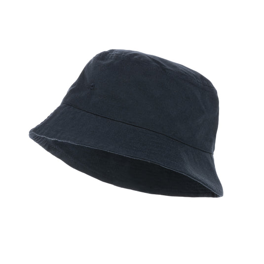 Undyed Impact Aware™ 285 gsm rcanvas one-size bucket hat from XD Collection, featuring a simple, durable headwear design.