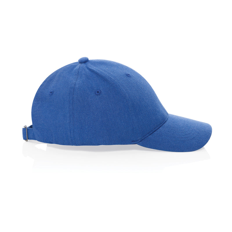 Load image into Gallery viewer, XD Collection Milo recycled heather 6-panel cap made of 200g fabric, showcasing a casual headwear style with a heathered finish.
