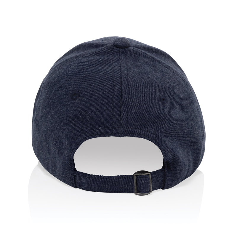Load image into Gallery viewer, XD Collection Milo recycled heather 6-panel cap in 200g headwear, showing the cap's heather fabric and structured six-panel design.
