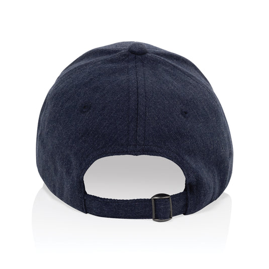 XD Collection Milo recycled heather 6-panel cap in 200g headwear, showing the cap's heather fabric and structured six-panel design.