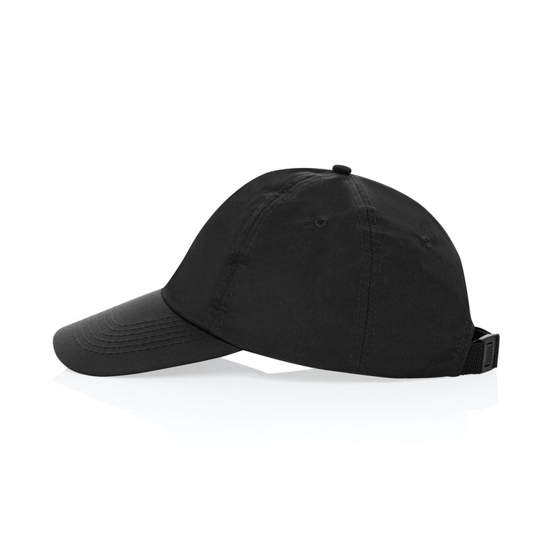 Load image into Gallery viewer, XD Xclusive KENTO URBAN RCS recycled nylon adventure baseball cap, front view showing adjustable strap and logo details.
