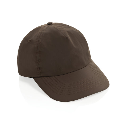 XD Xclusive KENTO URBAN RCS recycled nylon adventure baseball cap, front view showing cap with logo and adjustable strap.