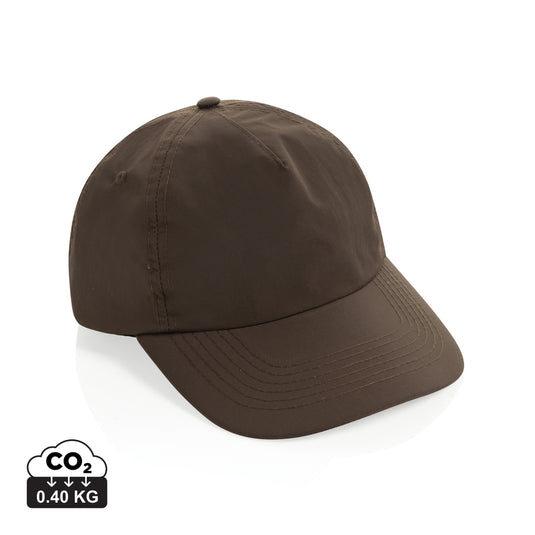 XD Xclusive KENTO URBAN RCS recycled nylon adventure baseball cap, front view showing logo and adjustable strap.