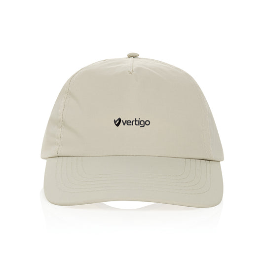 XD Xclusive KENTO URBAN RCS recycled nylon 5-panel adventure baseball cap, headwear with urban style and eco-friendly fabric.