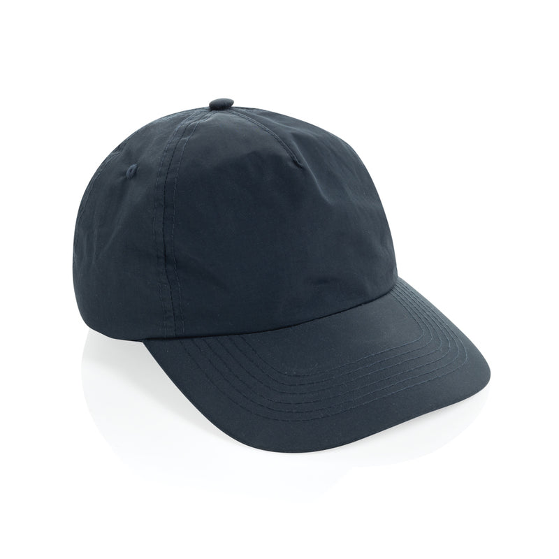Load image into Gallery viewer, XD Xclusive KENTO URBAN RCS recycled nylon adventure baseball cap, front view showing five-panel design and logo details.
