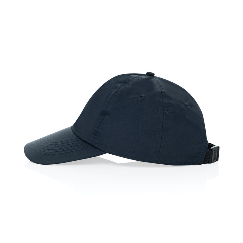 Load image into Gallery viewer, XD Xclusive KENTO URBAN RCS recycled nylon adventure baseball cap, front view showing five-panel design and adjustable strap.

