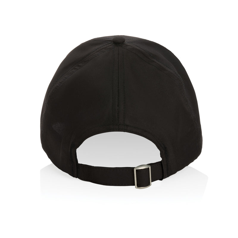 Load image into Gallery viewer, Impact AWARE™ RPET 6-panel sports cap by XD Collection, showing the lightweight, eco-friendly headwear with a curved brim.
