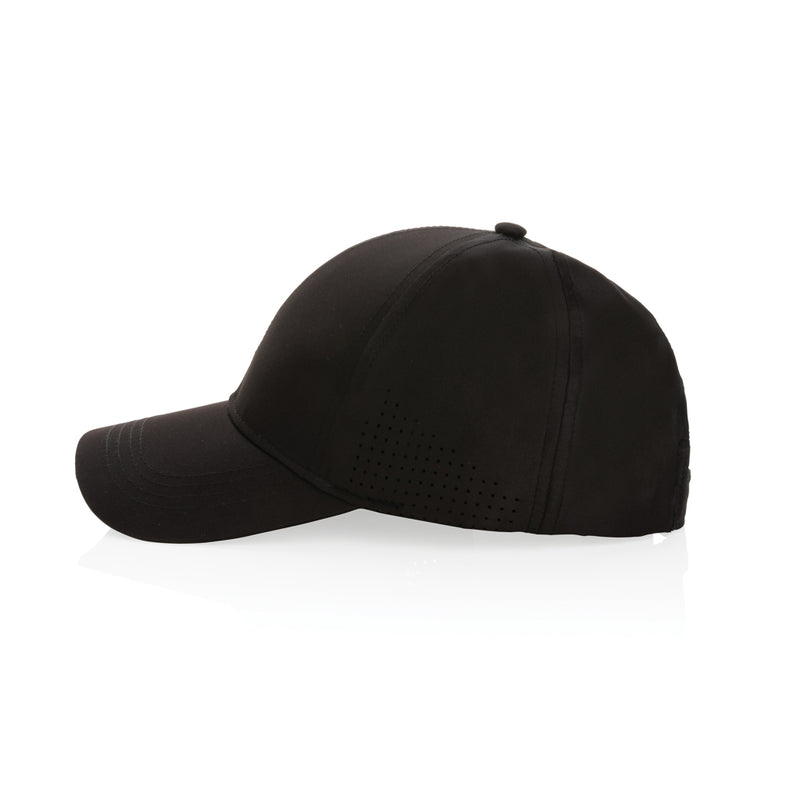 Load image into Gallery viewer, Impact AWARE™ RPET 6-panel sports cap by XD Collection, featuring a breathable design and adjustable strap for active wear.

