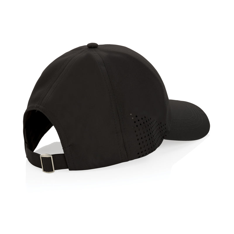 Load image into Gallery viewer, Impact AWARE™ RPET 6-panel sports cap by XD Collection, lightweight headwear with adjustable strap and branded logo.
