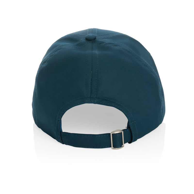 Load image into Gallery viewer, XD Collection Impact AWARE™ RPET 6-panel sports cap, lightweight headwear with adjustable strap and breathable fabric.
