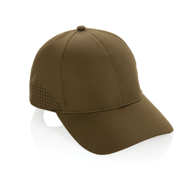 Load image into Gallery viewer, Impact AWARE™ RPET 6-panel sports cap by XD Collection, showing the navy blue headwear with curved brim and breathable fabric.
