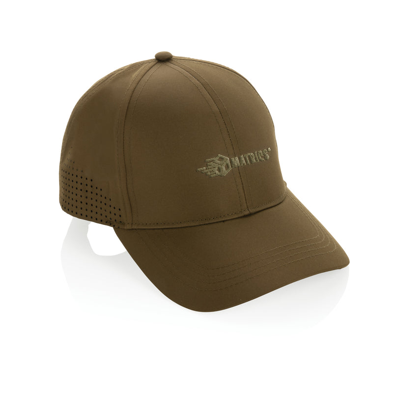 Load image into Gallery viewer, Impact AWARE™ RPET 6-panel sports cap by XD Collection, lightweight headwear with breathable fabric and curved brim.
