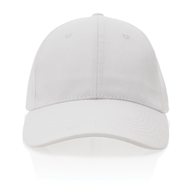 Load image into Gallery viewer, Six-panel recycled cotton cap by XD Collection with AWARE™ tracer, showcasing eco-friendly headwear with a classic design.

