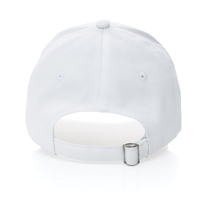 Load image into Gallery viewer, 6-panel recycled cotton cap by XD Collection with AWARE™ tracer, showcasing eco-friendly headwear with adjustable fit.
