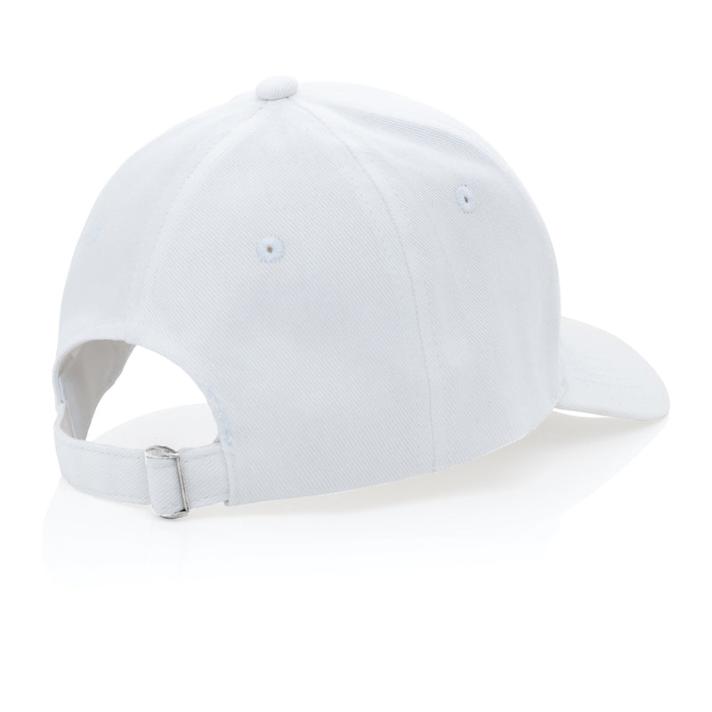 Load image into Gallery viewer, Six-panel recycled cotton cap with AWARE™ tracer from XD Collection, showing the eco-friendly headwear design.

