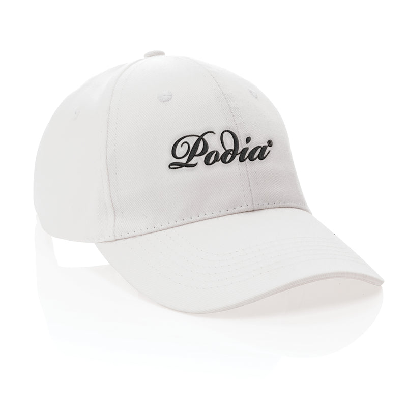 Load image into Gallery viewer, 6-panel recycled cotton cap with AWARE™ tracer from XD Collection, showcasing durable headwear with eco-friendly materials.
