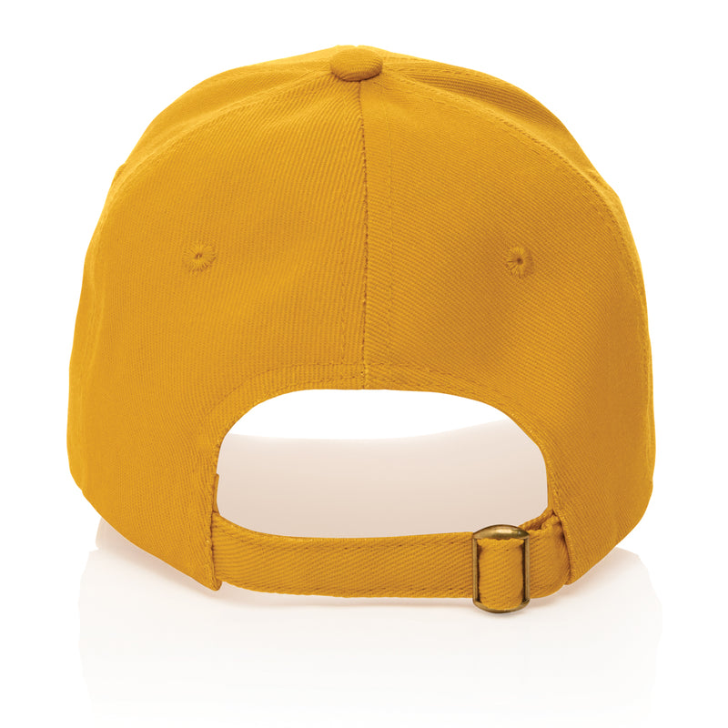 Load image into Gallery viewer, Six-panel recycled cotton cap with AWARE™ tracer from XD Collection, showcasing its eco-friendly design and stylish headwear style.
