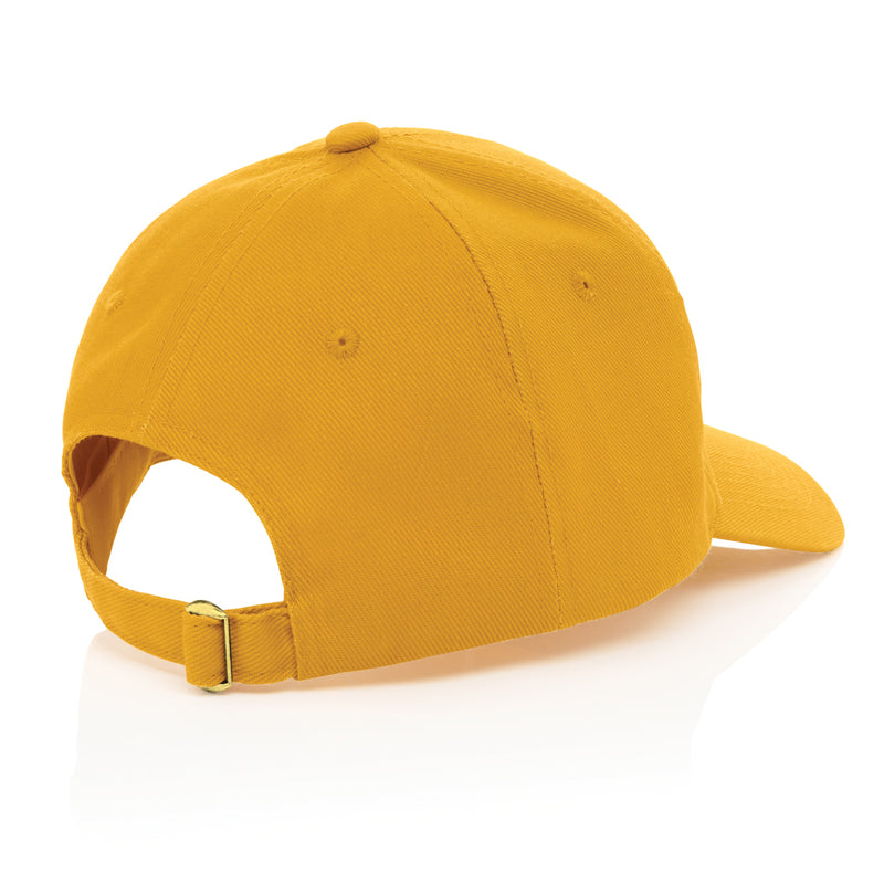 Load image into Gallery viewer, Six-panel XD Collection recycled cotton cap with AWARE™ tracer, showcasing a casual headwear style in natural fabric.
