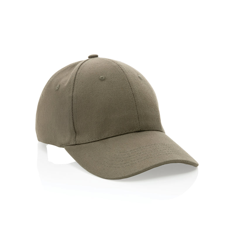 Load image into Gallery viewer, Six-panel XD Collection recycled cotton cap with AWARE™ tracer, showing front view with curved brim and adjustable strap.
